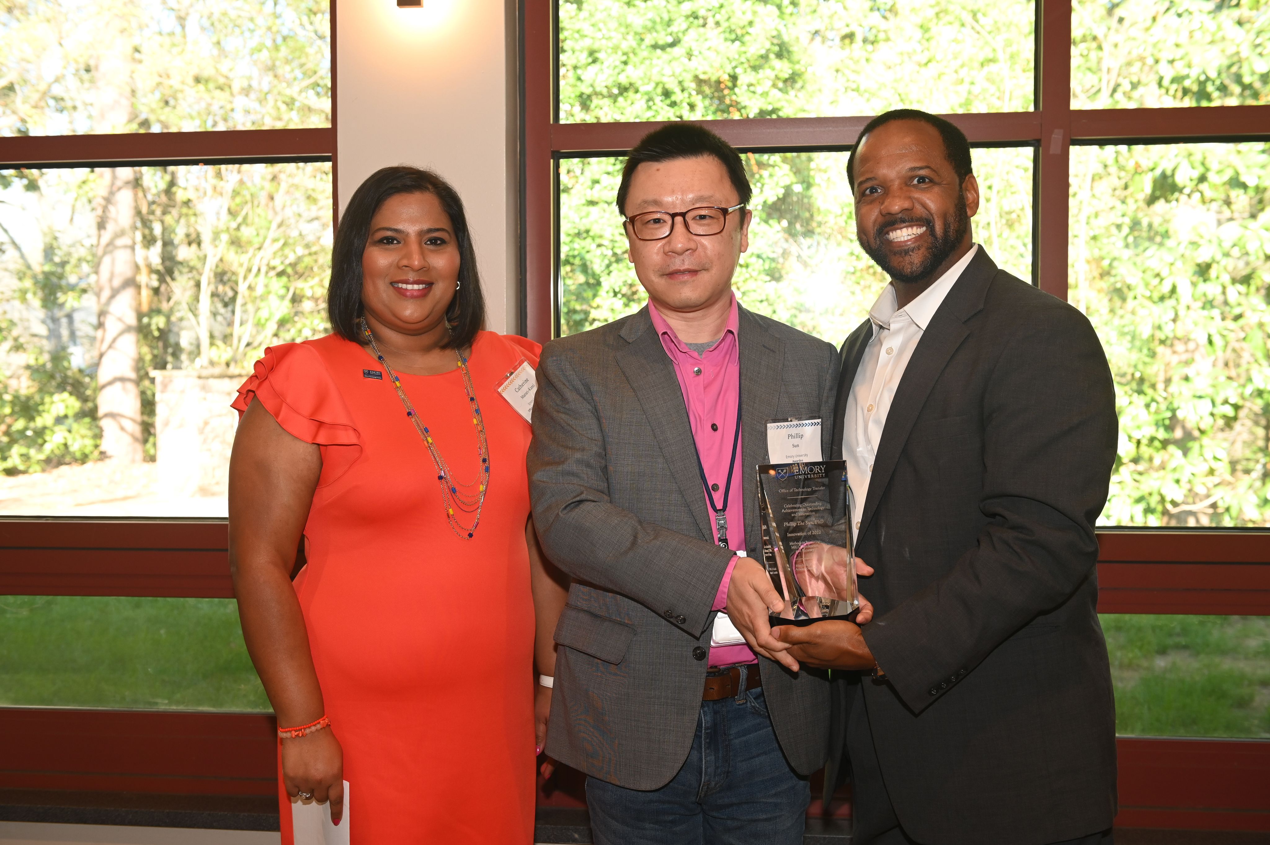 Photo of Catherine Murari-Kanti, Philip Zhe Sun, and Robert Nobles